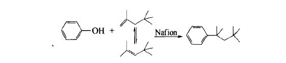苯酚与戊烯烷基化反应